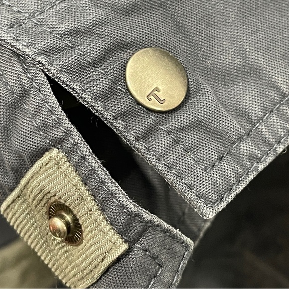 Toad & Co Corbett Canvas Jacket Size Small Chore Barn Jacket Blue Corduroy - Picture 4 of 12